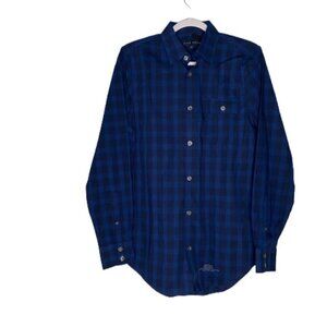 Five Four NWT Blue Plaid Button Down Shirt